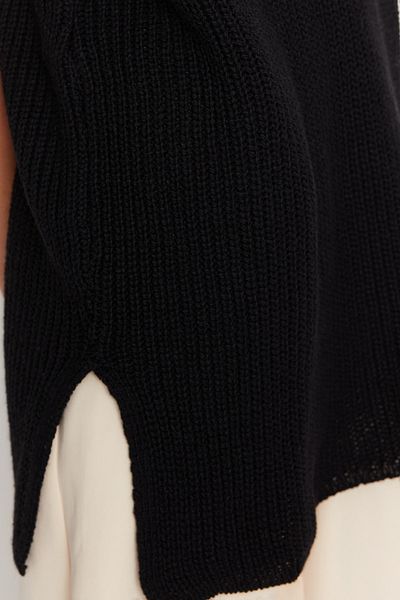 Trendyol Collection Strickweste - Schwarz - Regular Fit