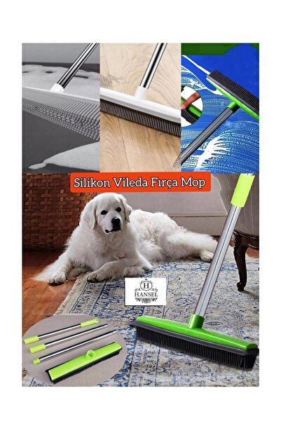 Hansel Kauçuk Zemin Çekpas Fırça Mop