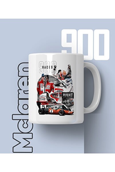 ZEPSTORE Mclaren900 Races Printed White Coffee Mug