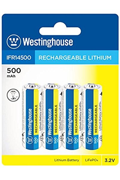TNL Westinghouse Ifr14500 3.2v 500mah Lifepo4 Solar Pil