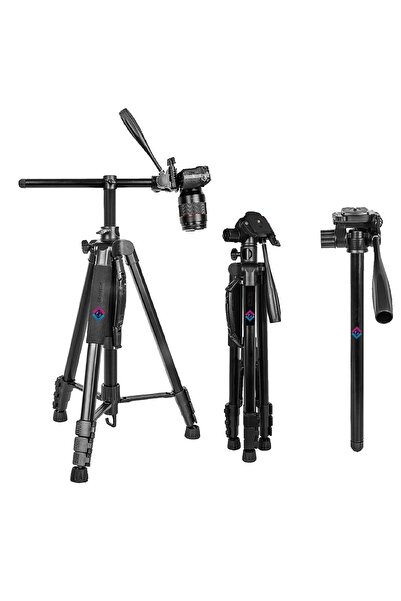 Deyatech Kingjoy Vt-890h Aluminum Camera Tripod Monopod 176 Cm