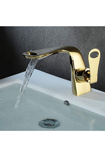 OEM صنبور حوض الحمام ذهبي ذهبي موديل جديد شلال