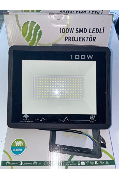 Forest 100w 9000lm Beyaz Işık Led Projektör 2 Yıl Garantili