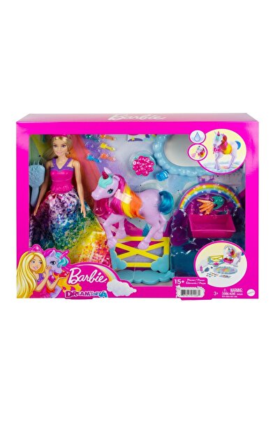 mattel Gtg01 Barbie Dreamtopia Bebek Ve Tek Boynuzlu At