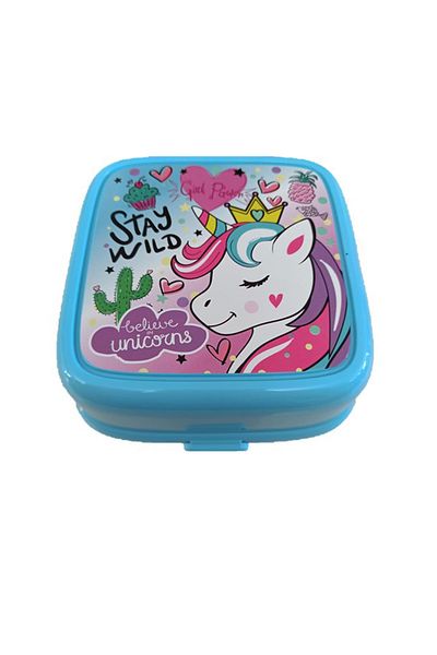 Otto Cutie de prânz cu două compartimente cu model unicorn cu licență - 41424