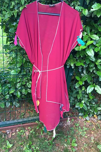 Işin Tasarım Women's Burgundy Colored Pareo
