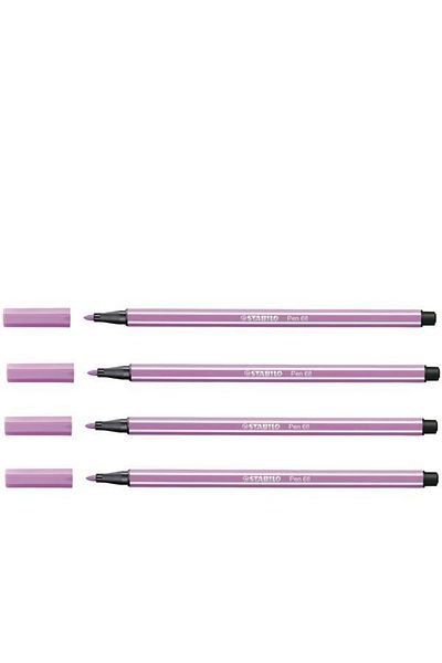 Stabilo 1 mm Light Lilac Felt Tip Paint Pen - Pack of 10