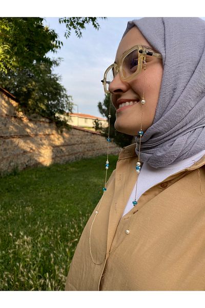 Della Pianto Colored Beads Special Design Glasses Chain