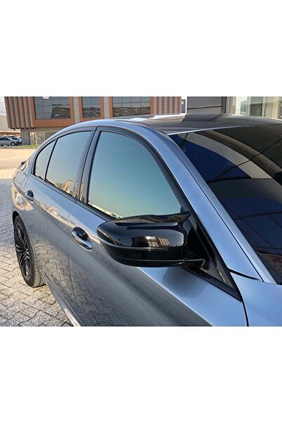 HasAkman Bmw G30 5 Serisi Batman Yarasa Ayna Kapağı Piano Black 2017 2018 201...