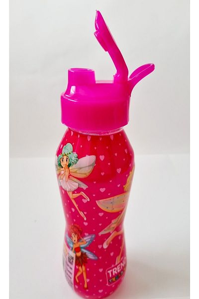Modellino Licensed Butterfly Girl Pink Trend 500cc Transparent Water Bottle