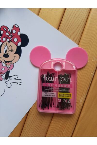 EyER Shoping Roza Minnie Mouse - Kutija sa 20 figurica sa žičanim kopčama