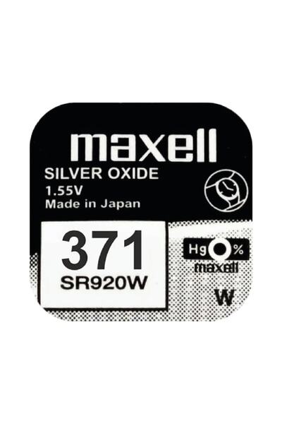 Maxell 371 Sr920sw 1.55v Saat Pili %100 Orijinal 1 Adet