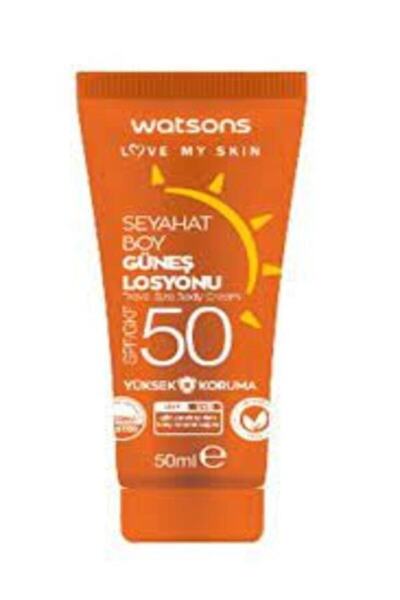 Watsons Seyahat Boy Spf 50 Güneş Kremi 50 Ml
