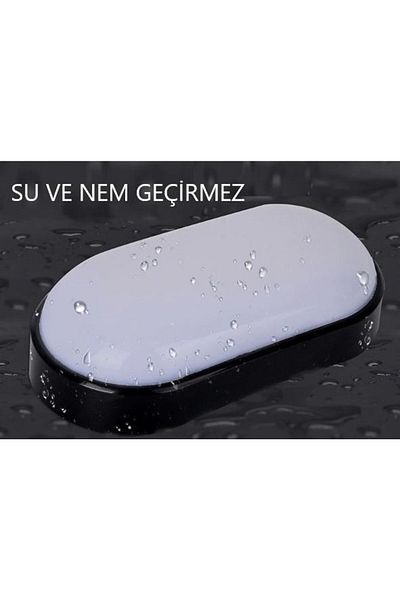 Ucuz Geldi Balcony Lamp Terrace Lamp Aydos 15w Black Wall Lamp White Light Bathroom Lamp Ceiling Lamp