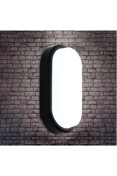 Ucuz Geldi Balcony Lamp Terrace Lamp Aydos 15w Black Wall Lamp White Light Bathroom Lamp Ceiling Lamp
