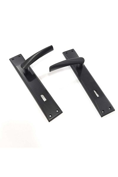 ARON New Brawo Handle Matte Black Stainless Mirrored (Room) Door Handle