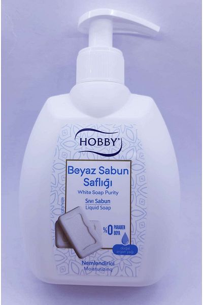 Hobby White Soap 300ml - Liquid Hand Soap