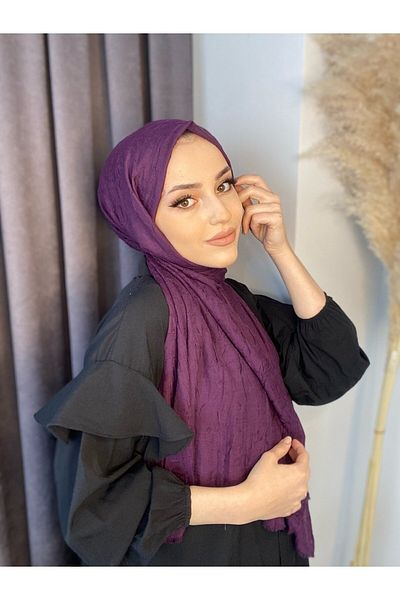 Nilbutik Bamboo Kraş Shawl, Purple