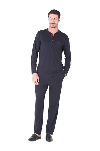 D'S Damat Ανδρικό μακρυμάνικο κοστούμι πιτζάμα Modal New Season