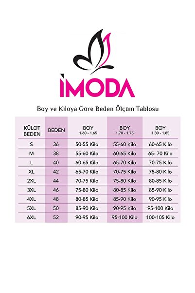 Imoda Kadın Beyaz 3'lü Paket Yüksek Belli Külot