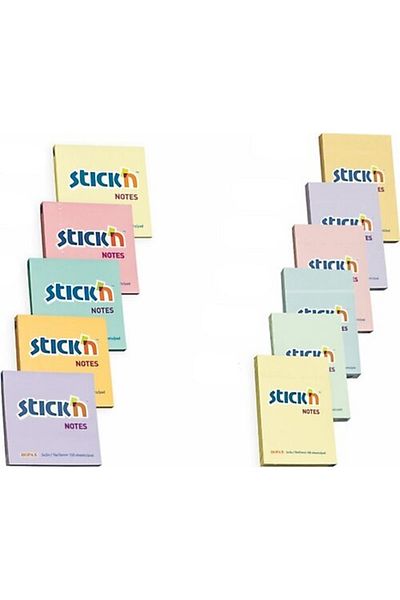 Hopax Stickn Notes 100yp 76x76 Eco Pastel Pink