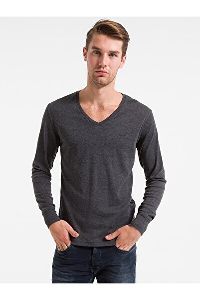 Ltb V-подібний виріз, базовий антрацитовий світшот