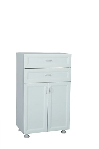 MUTLU ALIŞVERİŞ MERKEZİ Çok Amaçlı Çekmeceli Kapaklı Plastik Pvc Banyo Dolabı...