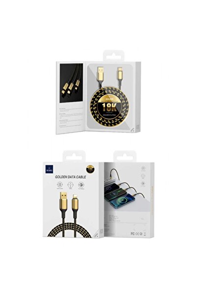 WIWU Marka: Golden Series Gd-102 Micro Data Cable 3m Kategori: Data Kablosu