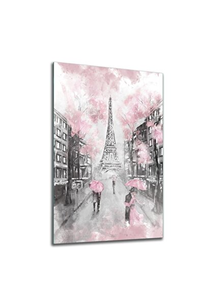 Decovetro Oil Painting on Glass Paris Eiffel