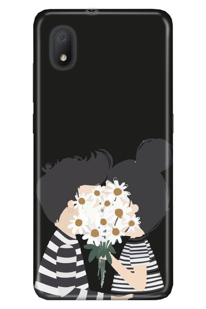 TCL L7 Compatible Case 0.4mm Laser Cut Patterned Silicone - Shy Love