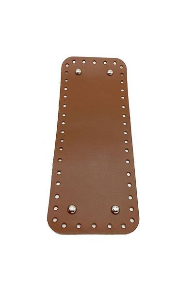 angel çanta aksesuar Πραγματικό δέρμα Milk Brown 30x12 cm Ορθογώνια Ασημένια Μεταλλική Βάση Τσάντας