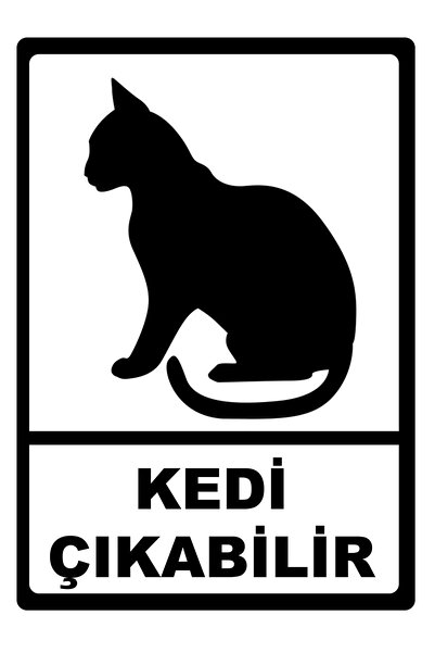 TELLGRAF REKLAM HİZMETLERİ Cat Removable Board (24x34 Cm 1pc)