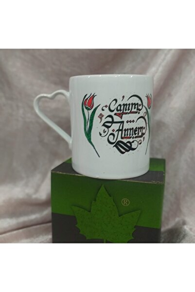 sıradışıhediyem كوب عيد الأم بالخط