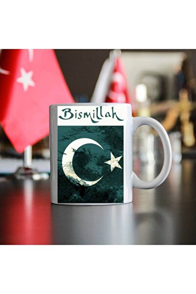 sıradışıhediyem Pöh Mug Cup Jöh Mug Cup Flag Mug Cup