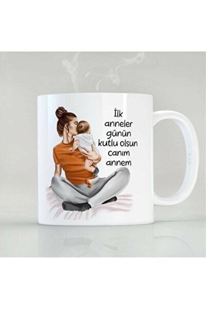 sıradışıhediyem كوب عيد الأم بالخط