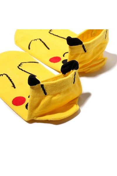 BGK Унисекс чорапи с шарки на Pokemon от 4 части, цветни, изключително удобни