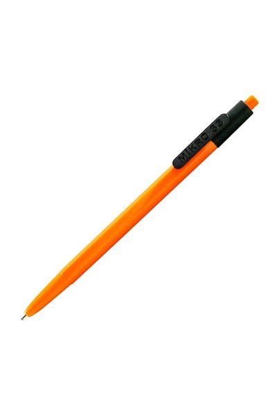 Mikro Pack of 60 Black Ball Point Ballpoint Pens - 33 Pieces