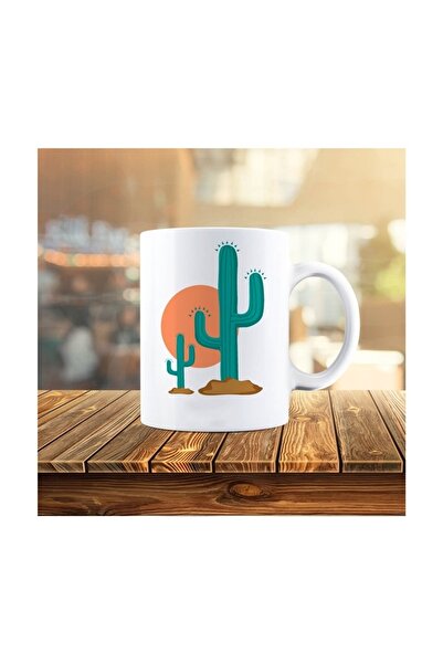 sıradışıhediyem كوب بطبعة صبار