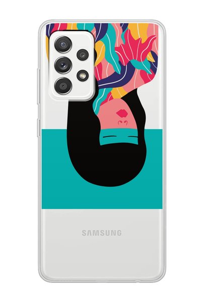Spoyi Samsung A73 Super Transparent Phone Case with Reverse Head Design