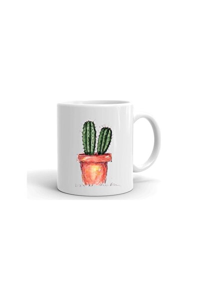 sıradışıhediyem Cactus Printed Mug