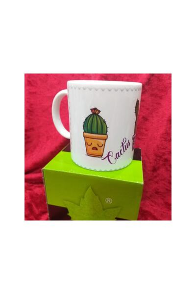 sıradışıhediyem كوب بطبعة صبار