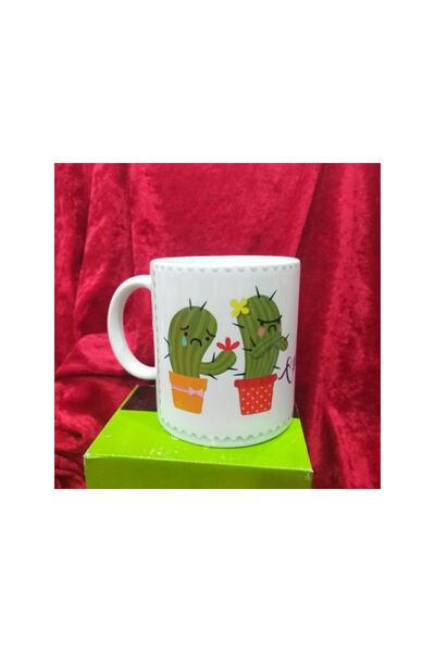 sıradışıhediyem Cactus Printed Mug