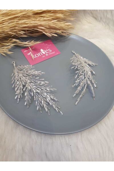 Kontes Gelin Tacı Saç Aksesuarı Ikili Ürün Tek Kargoda Iklili Olarak