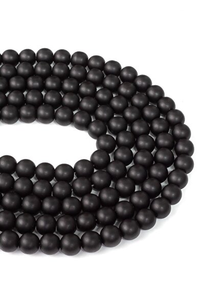 Dünya Doğal Taş مجموعة أونيكس غير لامعة مقاس 8 مم