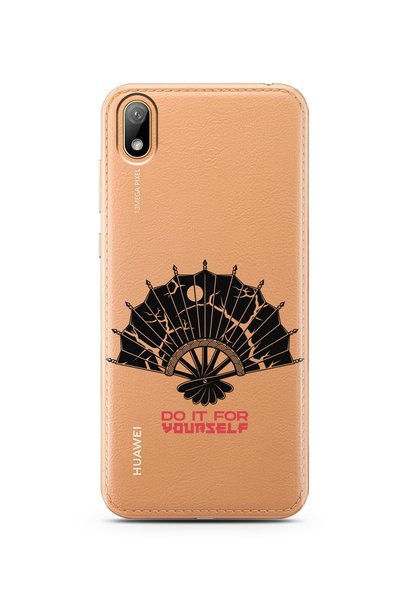 Spoyi Huawei Y5 2019 Fan Design Super Transparent Phone Case
