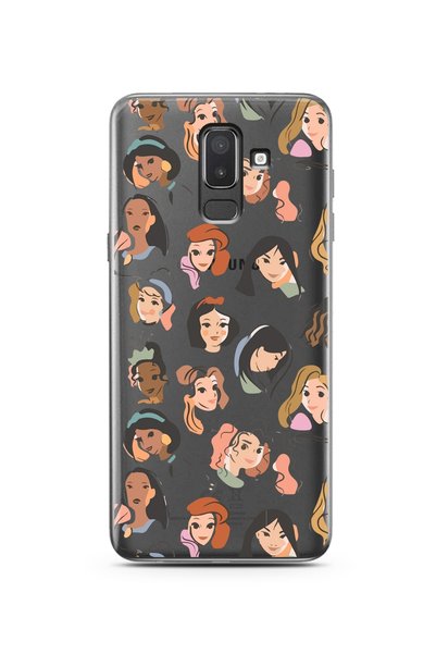 Spoyi Samsung J6 Disney Girls Design Super Transparent Phone Case