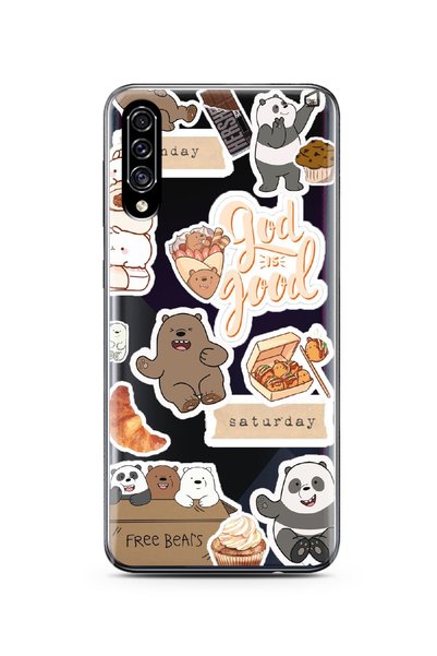 Spoyi Samsung A30S Super Clear Phone Case with Sun Moon Design