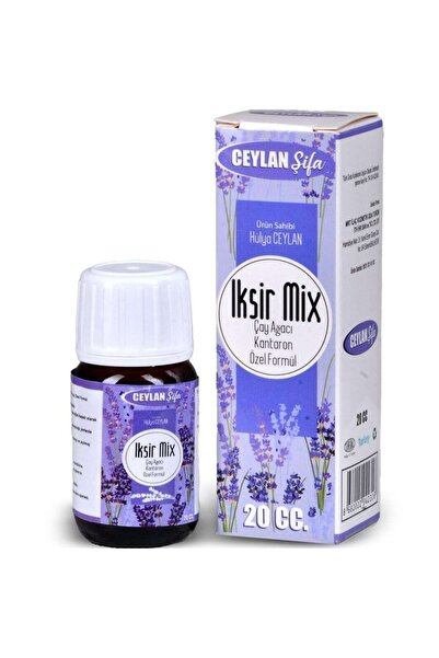 CEYLAN ŞİFA 20 سم مكعب لمزيج لوشن إكسير (الكاريكاتير مع أسماء الفطريات والحشرات)