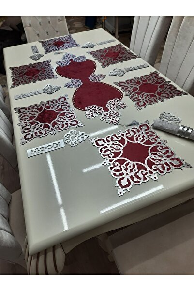 SEHARA Оксамитовий/американський сервіз/бігунок/6 осіб/19 предметів