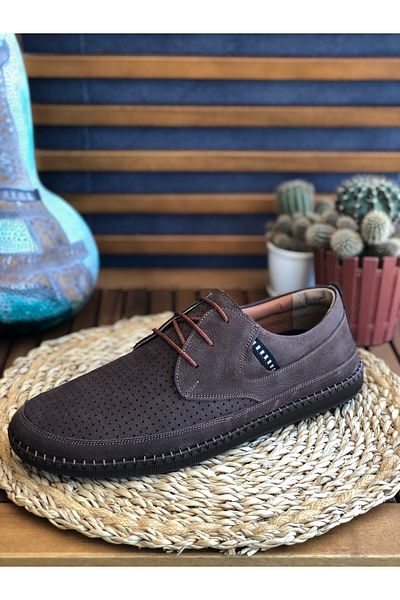 Trextone Casual Genuine Leather Nubuck Adult Summer Handmade Men's Shoes